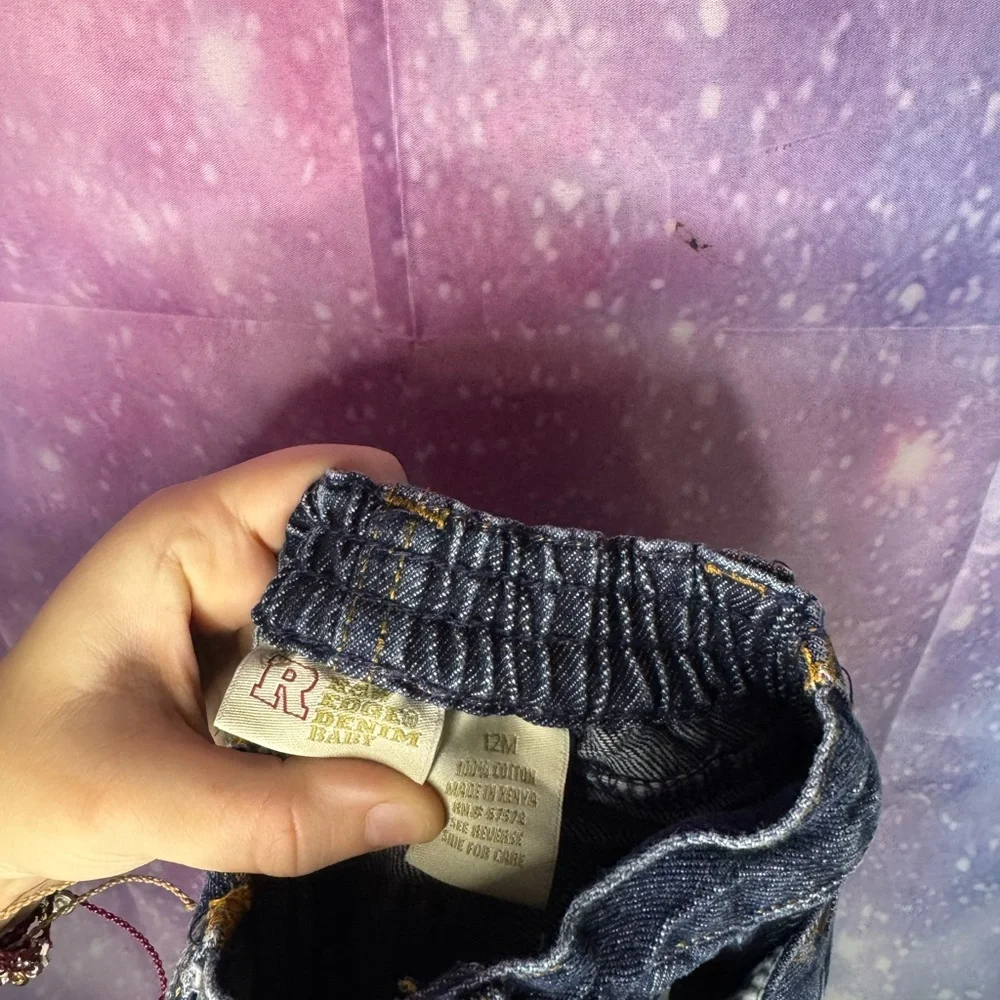 Boys raw edge denim baby jeans 🛍